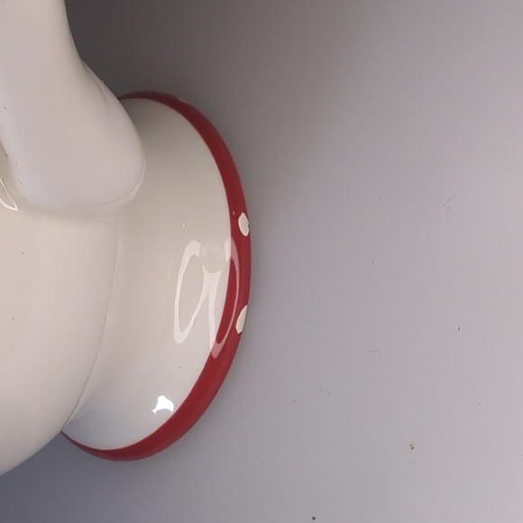 Williams Sonoma Snowman Chef Mugs, Set of 4 , Red and White Christmas - Picture 6 of 8